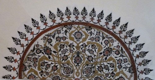 black ceiling element, Süleymaniye Mosque, Istanbul