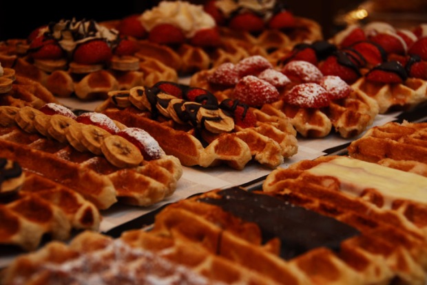 belgian chocolate waffles