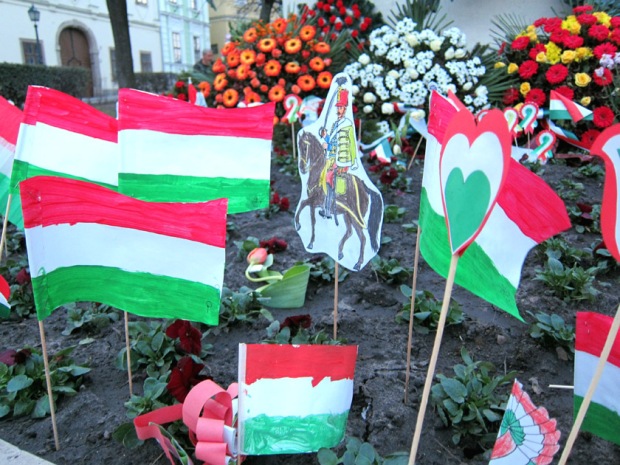 Hungarian Day decorations by children